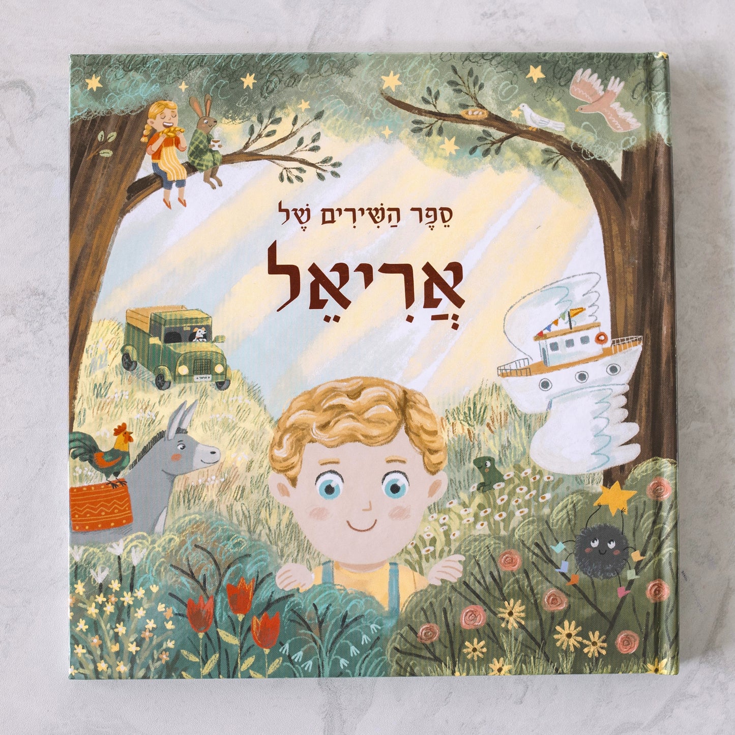 ספר שירים מותאם אישית לילד - זיקית ספרים