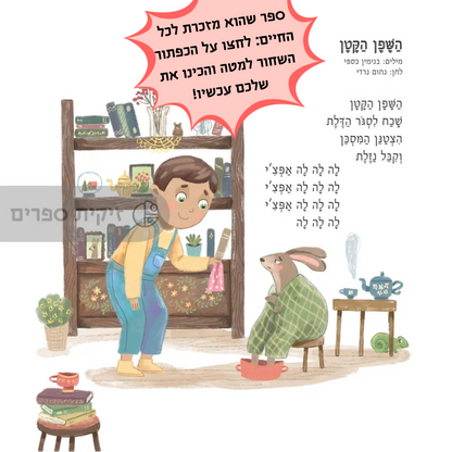 ספר שירים מותאם אישית לילד - זיקית ספרים