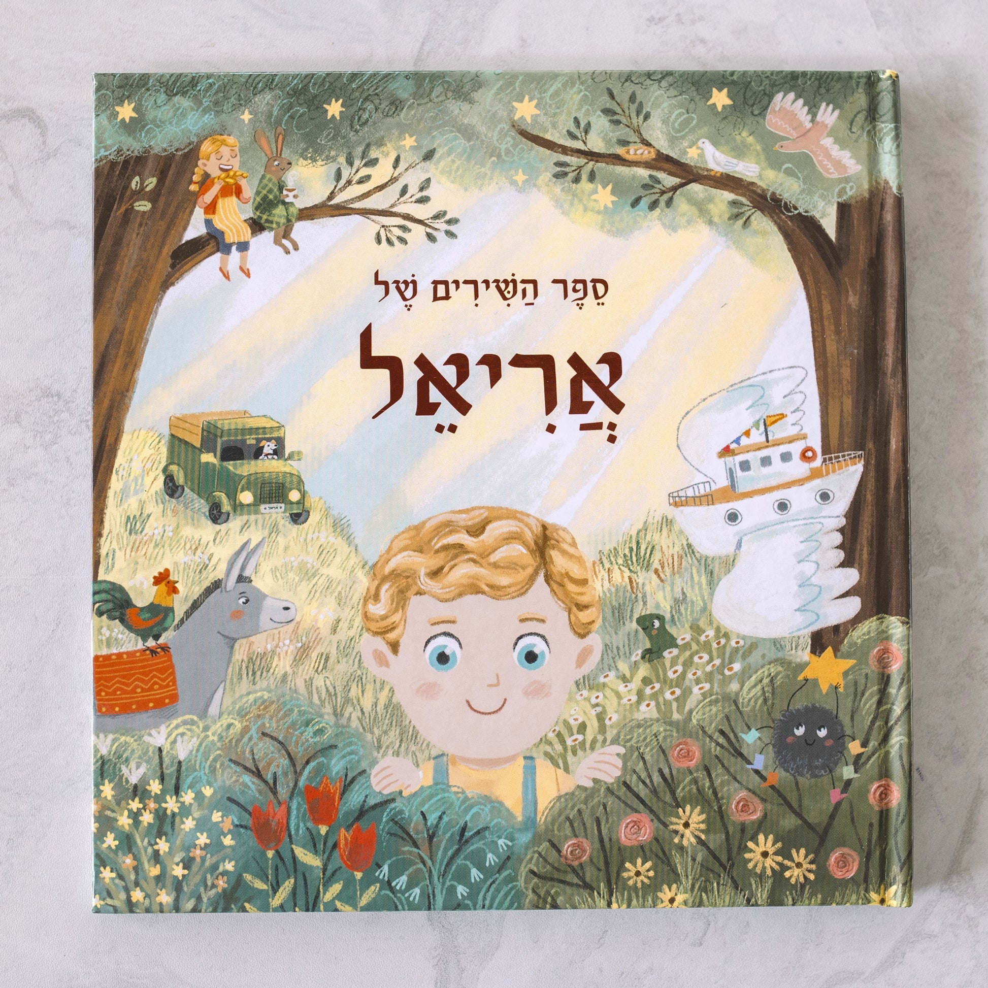 ספר שירים מותאם אישית לילד - זיקית ספרים